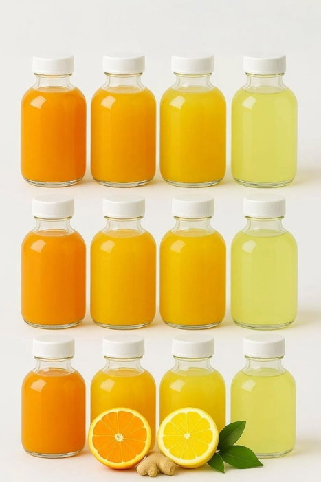 Hermia Juego de Botellas de Vidrio Tu-12Beyazkapaklı, 12 Piezas Hermia Juego de Botellas de Vidrio Tu-12Beyazkapaklı, 12 Piezas